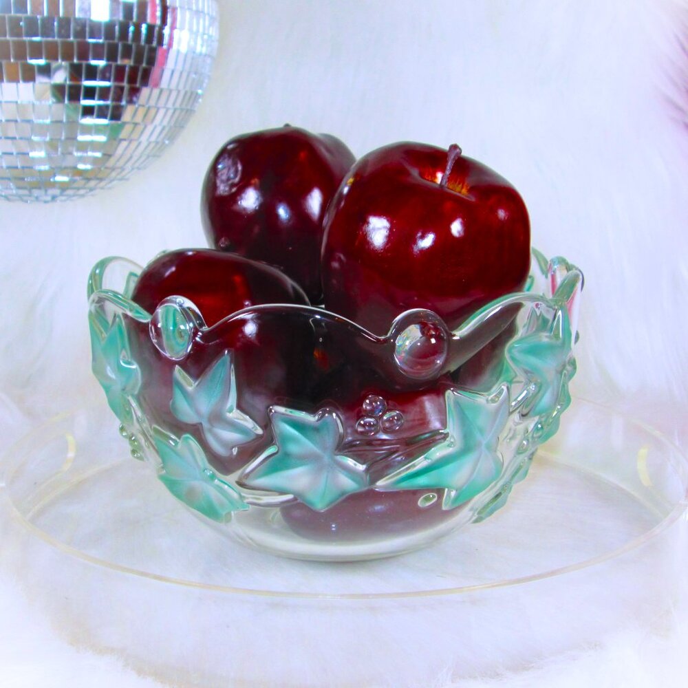 Mikasa Queens Garden Crystal Serving Bowl
